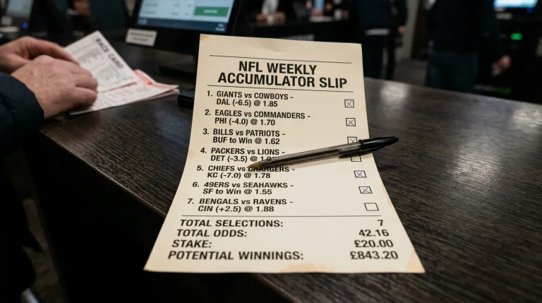 How NFL accumulators and parlays work for UK punters
